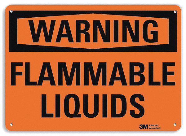 Warning Sign: Plastic, Mounting Holes Sign Mounting, 7 in x 10 in Nominal Sign Size, 0.055 in Thick