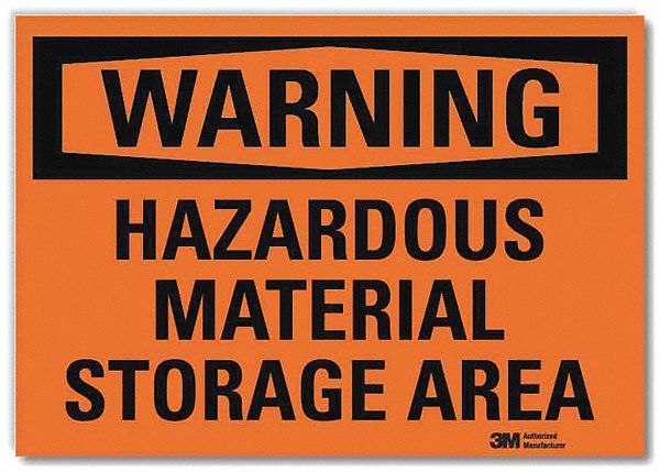 Security Sign: Reflective Sheeting, Adhesive Sign Mounting, 7 in x 10 in Nominal Sign Size, Warning