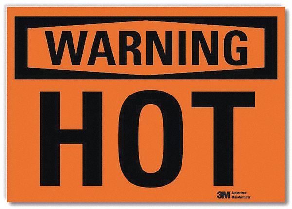 Security Sign: Reflective Sheeting, Adhesive Sign Mounting, 7 in x 10 in Nominal Sign Size