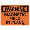 Warning: Magnetic Field In Place Signs