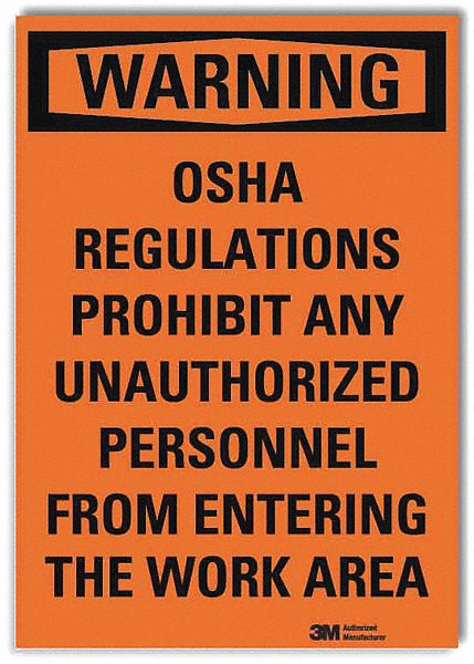 Security Sign: Reflective Sheeting, Adhesive Sign Mounting, 7 in x 5 in Nominal Sign Size