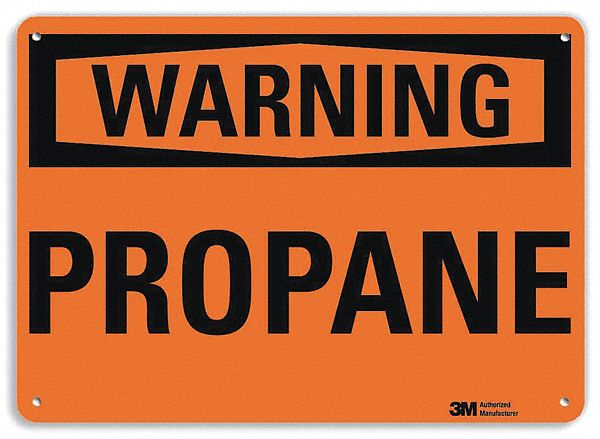 Warning Sign: Aluminum, Mounting Holes Sign Mounting, 10 in x 14 in Nominal Sign Size, 0.04 in Thick