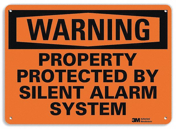Danger Sign, 7 in x 10 in, Aluminum
