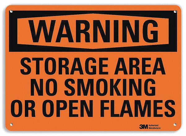 Security Sign: Plastic, Mounting Holes Sign Mounting, 7 in x 10 in Nominal Sign Size, 0.055 in Thick