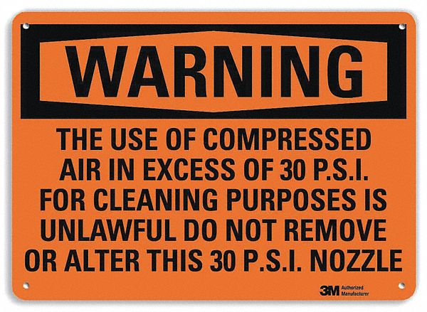 Security Sign: Plastic, Mounting Holes Sign Mounting, 7 in x 10 in Nominal Sign Size, 0.055 in Thick