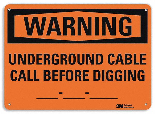 Security Sign: Plastic, Mounting Holes Sign Mounting, 7 in x 10 in Nominal Sign Size, 0.055 in Thick