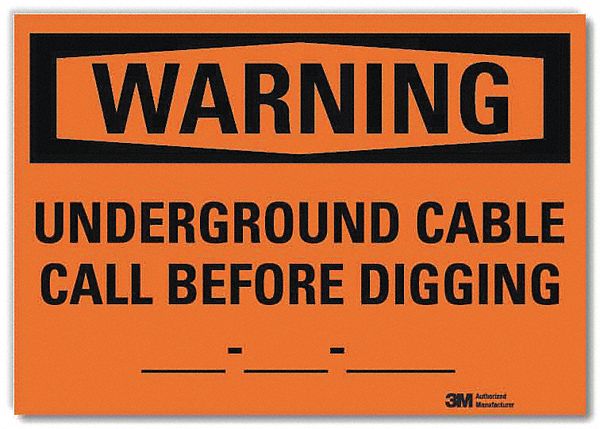 Security Sign: Reflective Sheeting, Adhesive Sign Mounting, 7 in x 10 in Nominal Sign Size