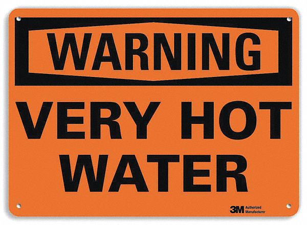 Security Sign: Plastic, Mounting Holes Sign Mounting, 7 in x 10 in Nominal Sign Size, 0.055 in Thick