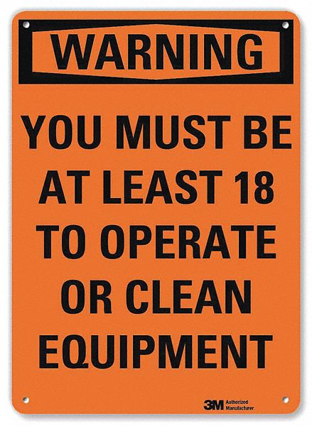 Security Sign: Plastic, Mounting Holes Sign Mounting, 10 in x 7 in Nominal Sign Size, 0.055 in Thick