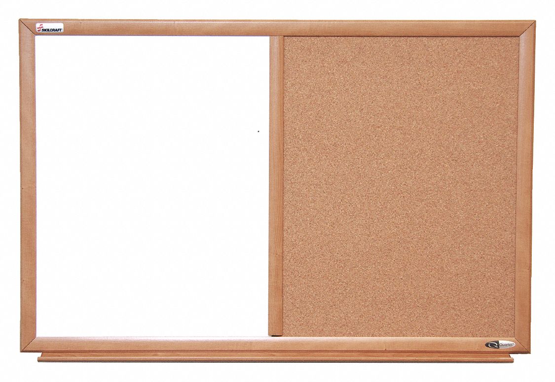 Combination Bulletin Board 48 W x 36 H