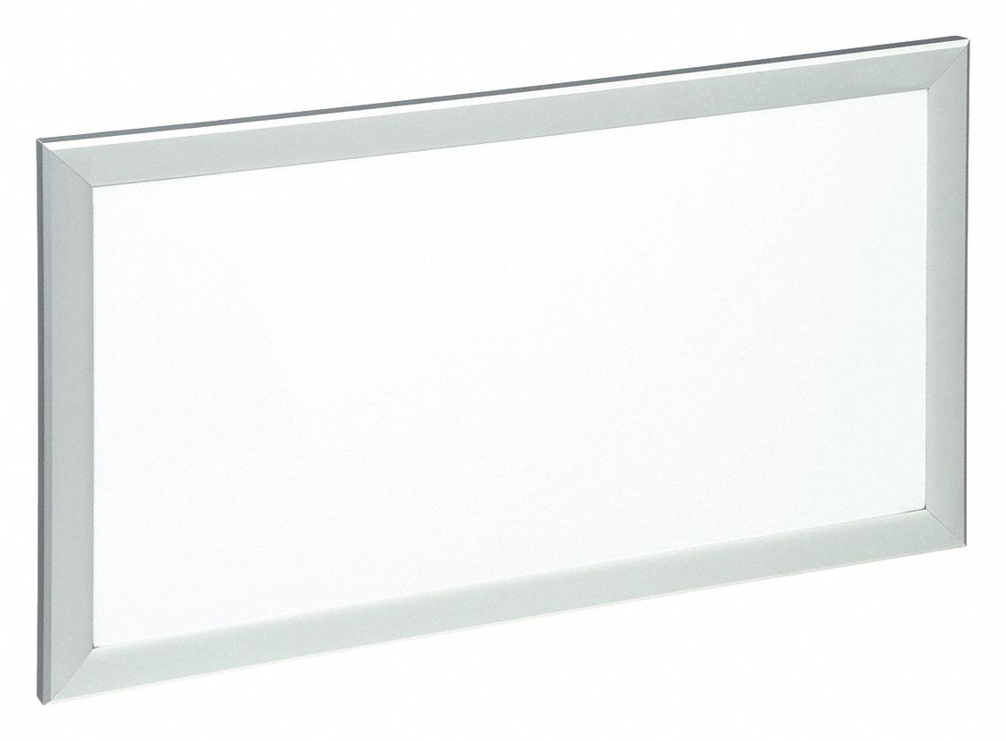 Wall Mounted, 24 in Dry Erase Ht, Dry Erase Board 35KR20711001568