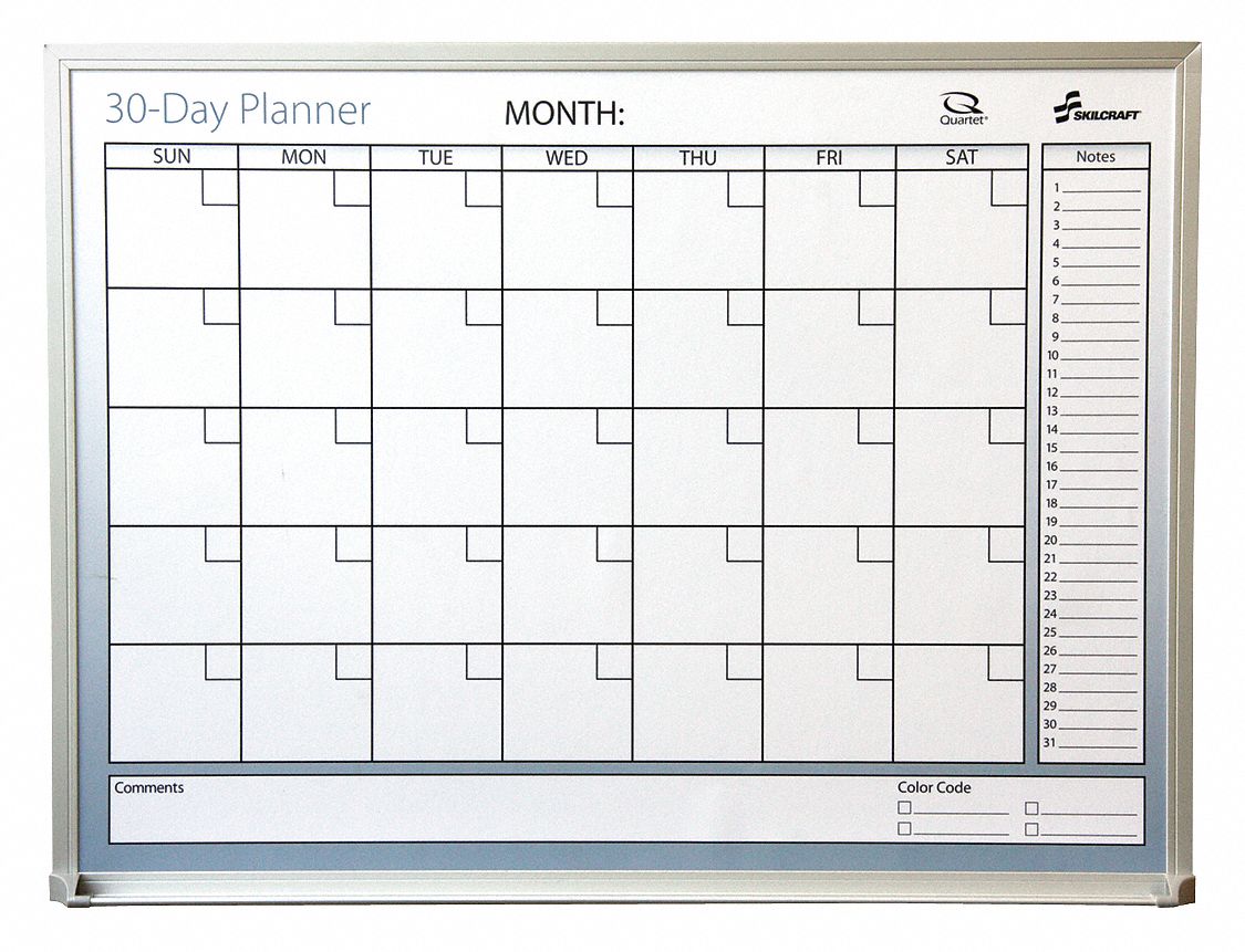 Planning Board Dry-Erase 24inWx18inH