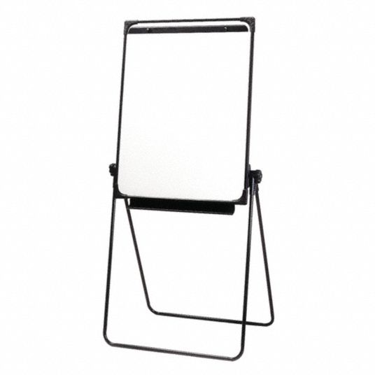 ABILITY ONE Dry Erase Board Easel Mounted, 37 1/2 in Dry Erase Ht, 29