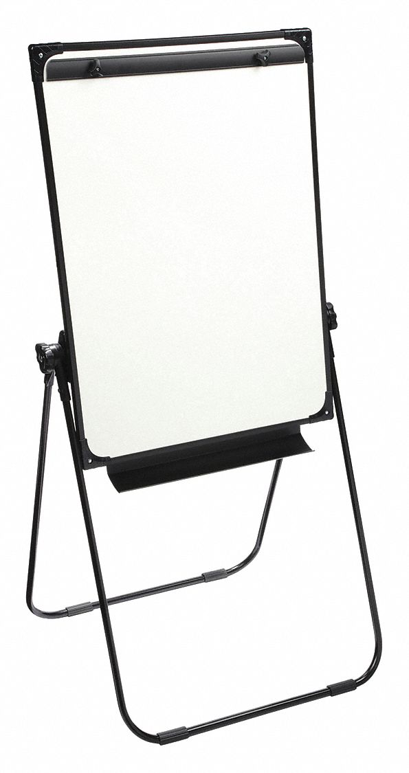 Easel Mounted, 37 1/2 in Dry Erase Ht, Dry Erase Board 35KR23752001