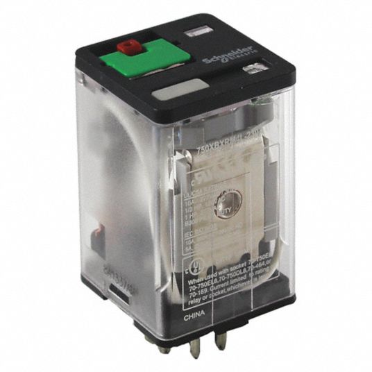 SCHNEIDER ELECTRIC General Purpose Relay, 120V AC Coil Volts, 10A