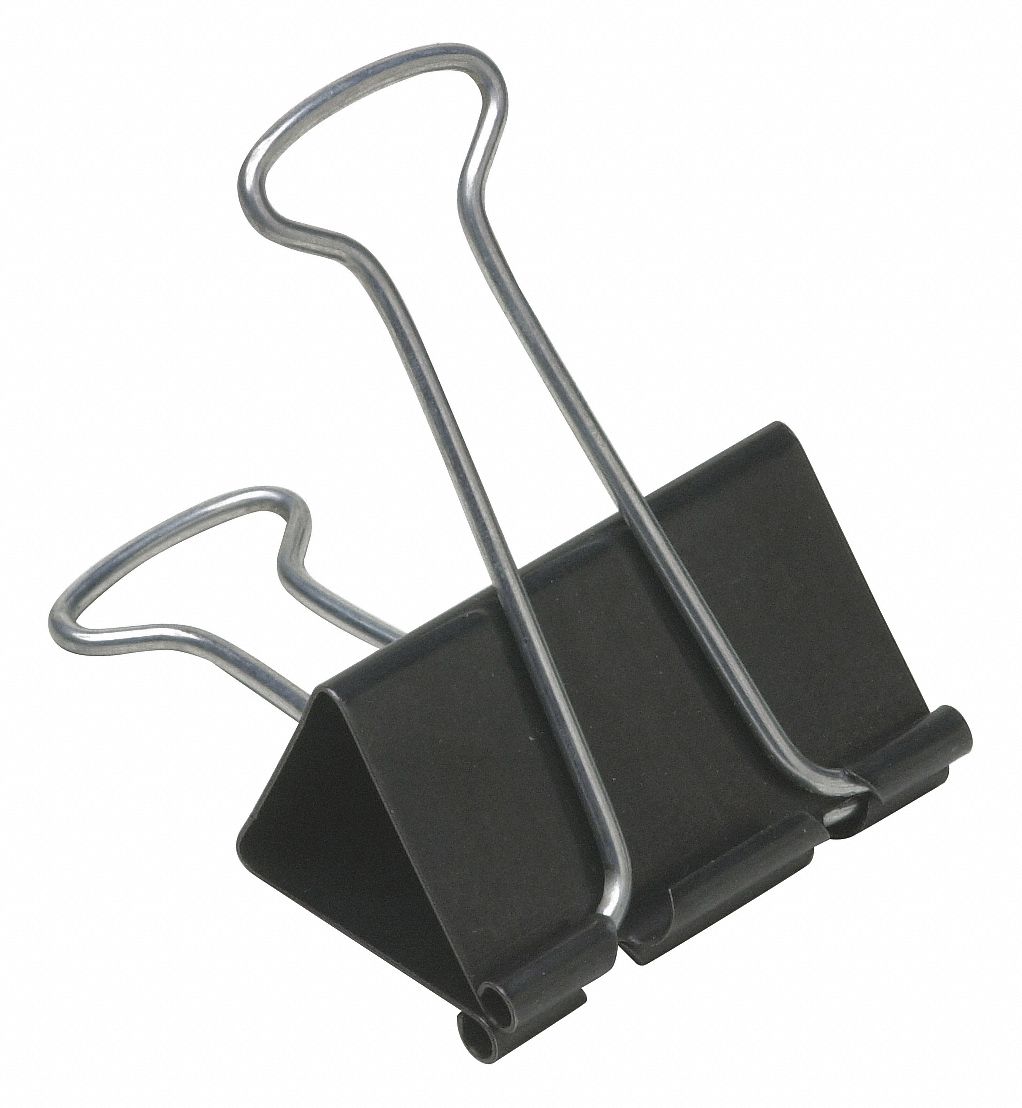 silver foldback clips