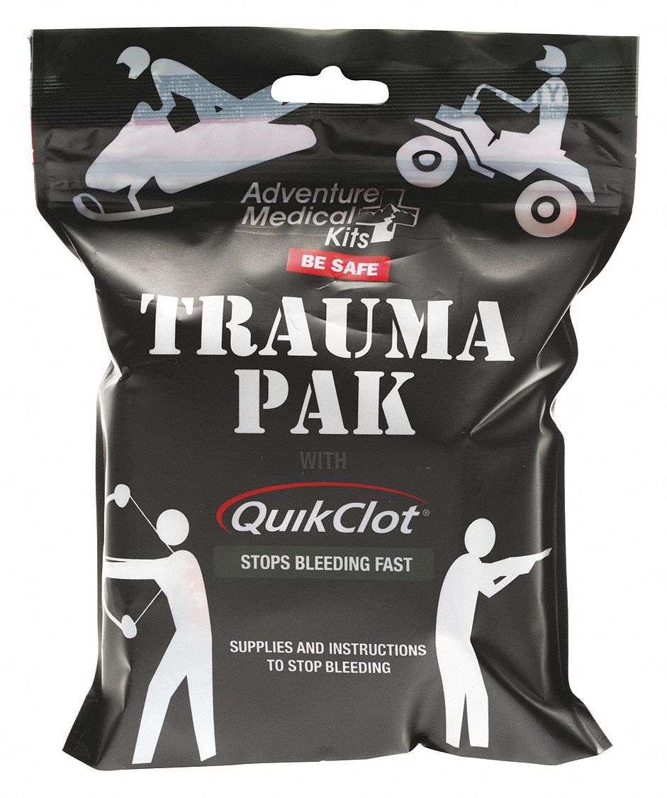 First Aid Kit: Trauma Kit, 16 Components, Black
