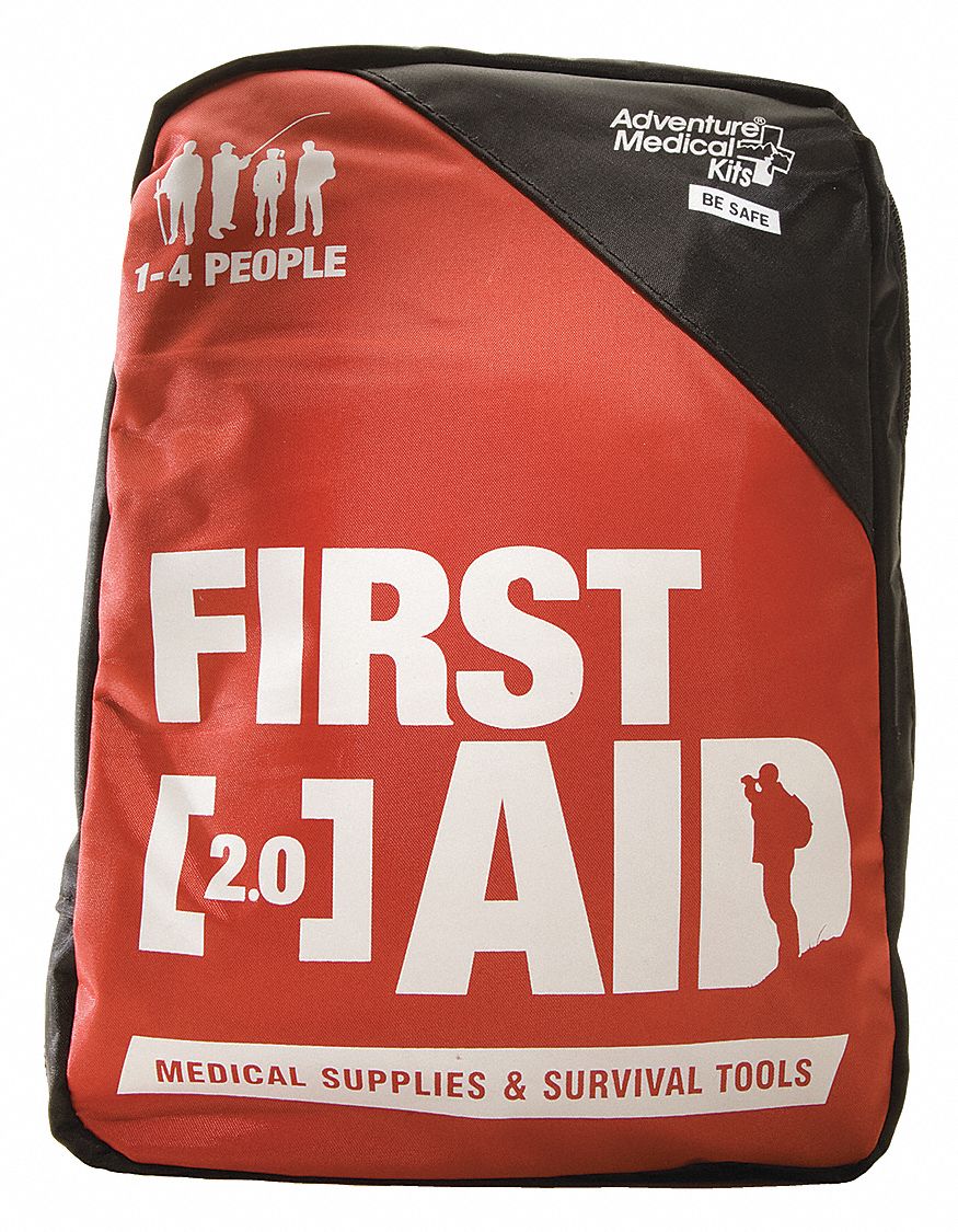 First Aid Kit: Industrial, 4 People Served per Kit, ANSI Std Not ANSI Compliant