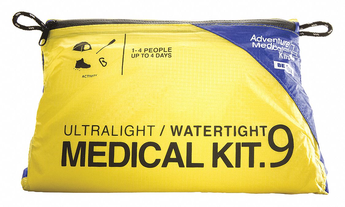 First Aid Kit,  Kit,  Nylon,  Industrial,  4 People Served per Kit