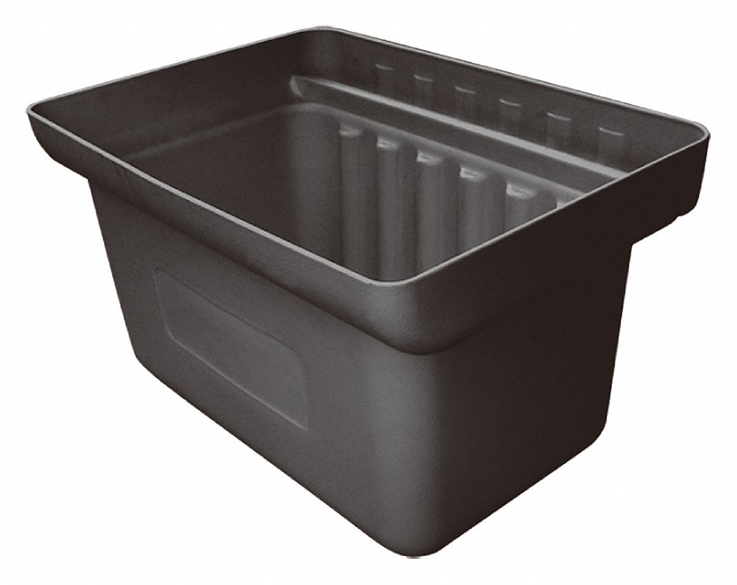 Utility Bin, 4 gal., Black