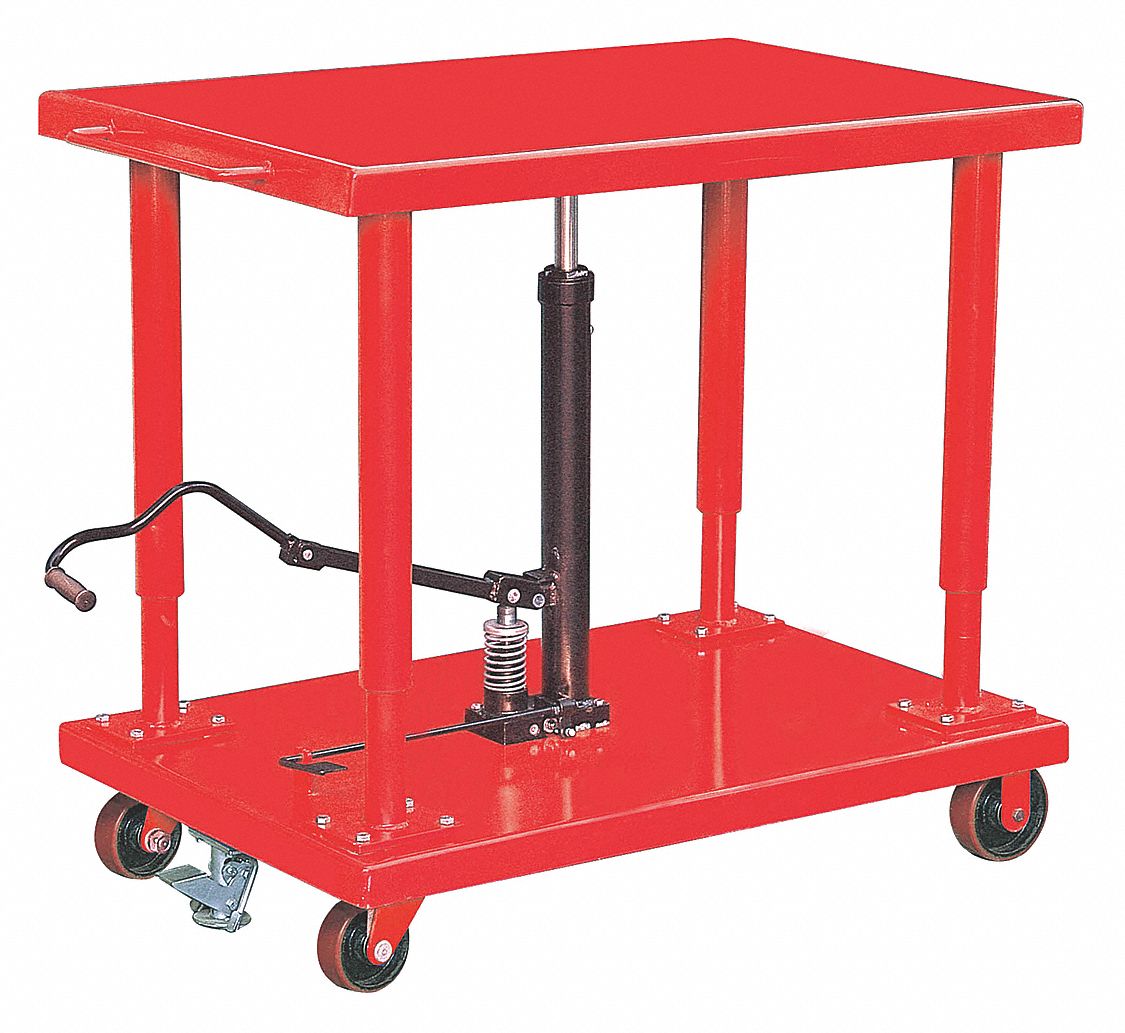 DAYTON Mesa de Elevación Posicionadora Manual - Posicionamiento