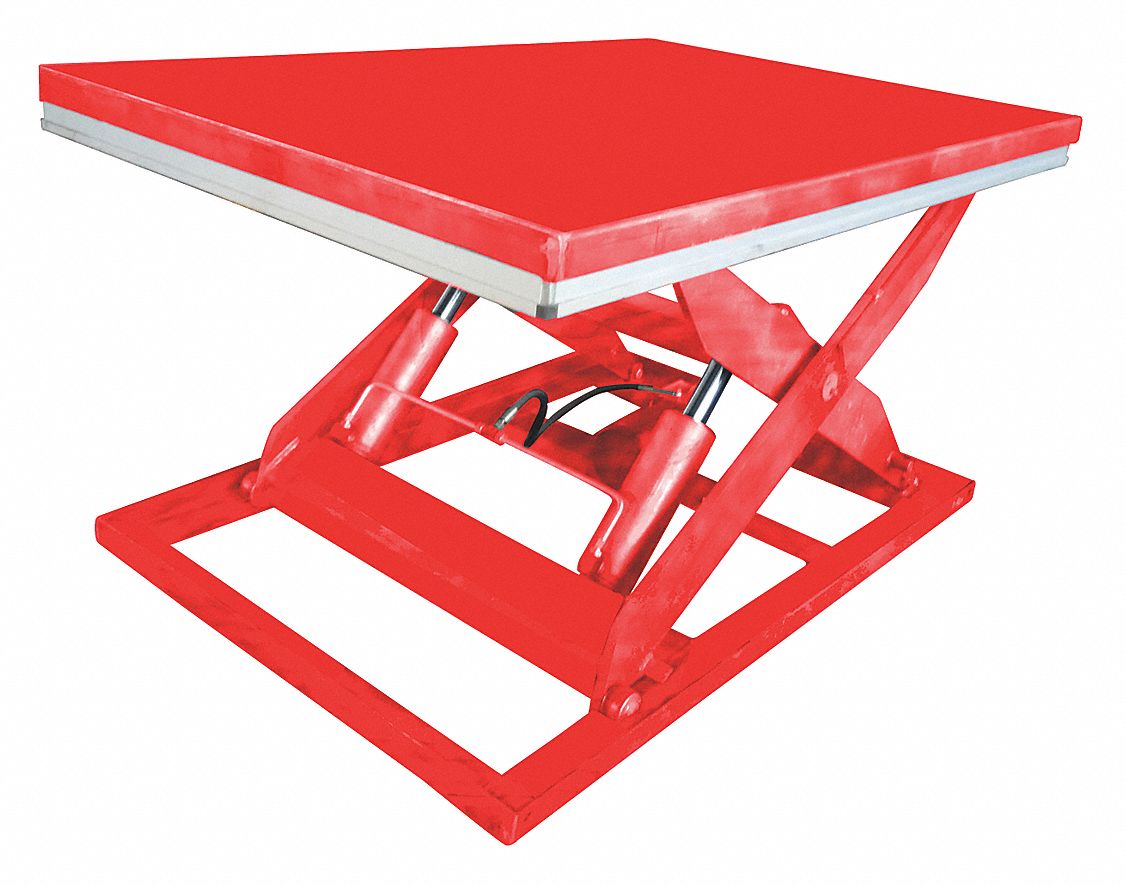 DAYTON Stationary Scissor Lift Table, 4,000 lb Load Capacity, 43 in