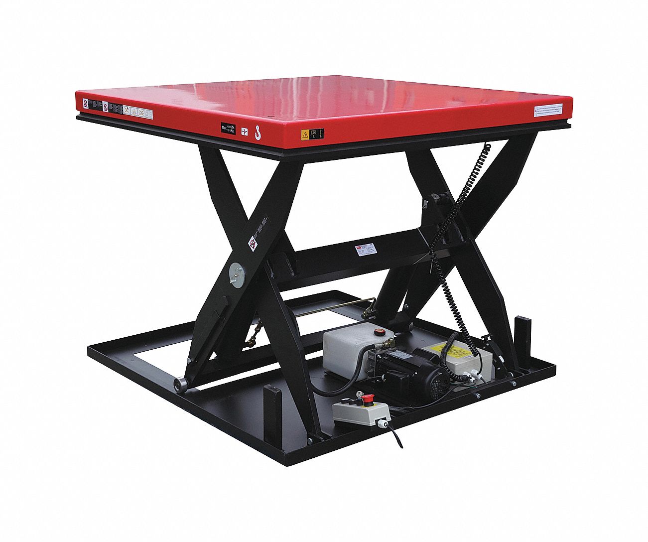 Dayton Stationary Scissor Lift Table 5000 Lb Load Capacity 48