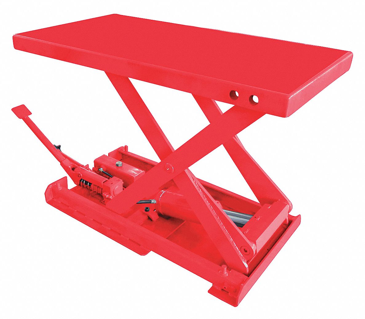 DAYTON Stationary Scissor Lift Table, 1,100 lb Load Capacity, 31 1/2 in
