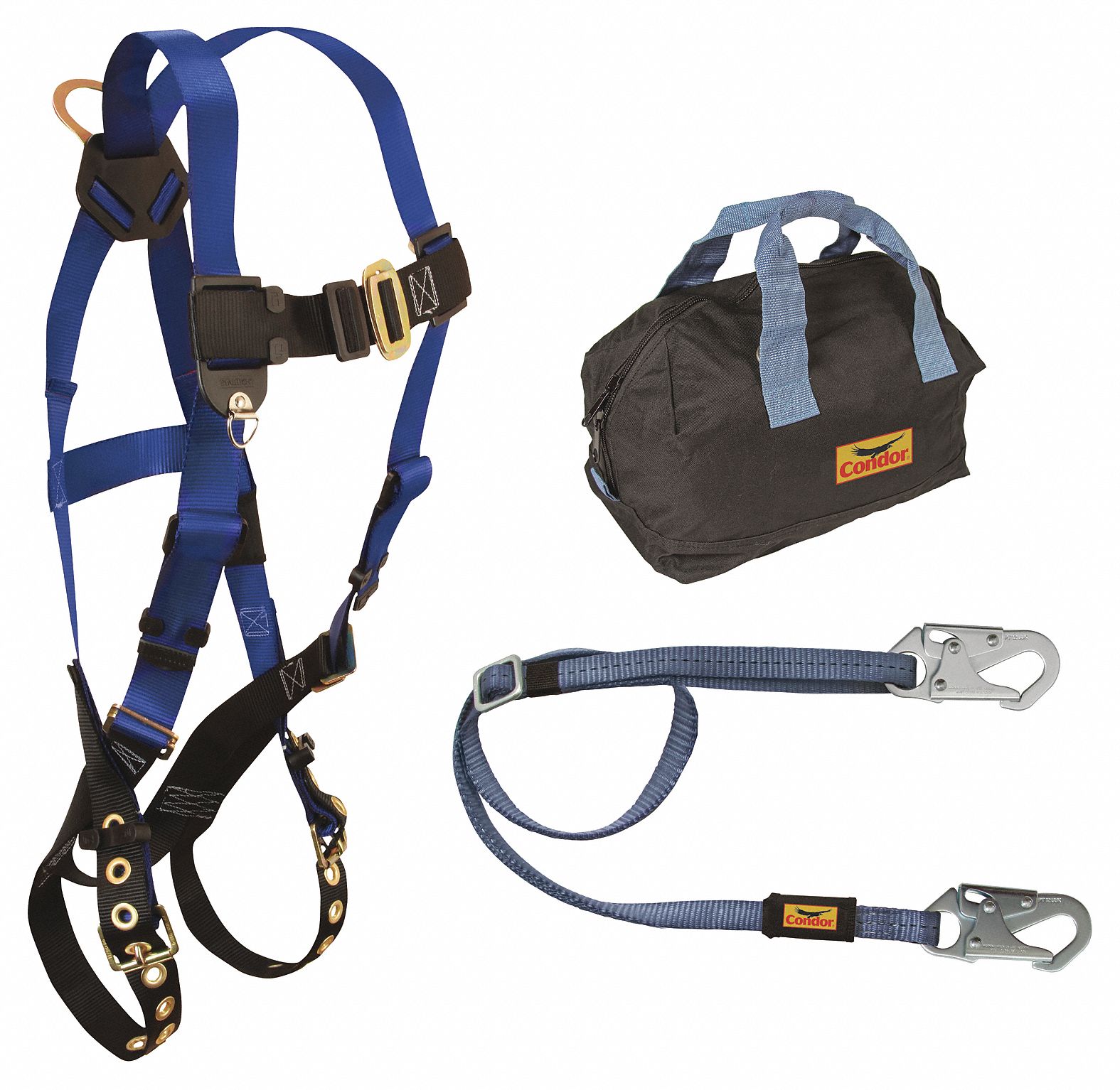 CONDOR Fall Protection Kit, Universal 35KU7035KU70 Grainger