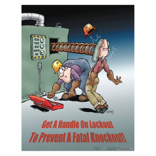 SAFETYPOSTER.COM Safety Poster: 22 in x 17 in Nominal Sign Size, No ...