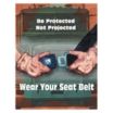 Be Protected Not Projected Wear Your Seatbelt Posters