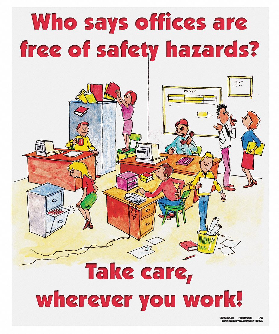 SAFETYPOSTER.COM Safety Poster, Safety Banner Legend Who Says Offices