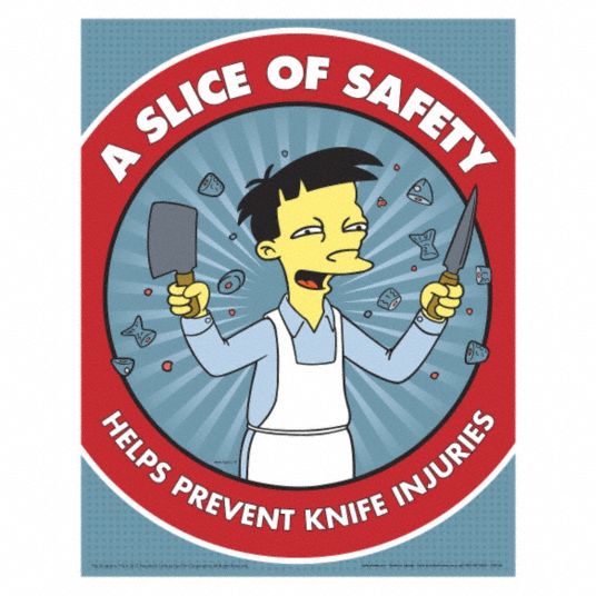 SAFETYPOSTER.COM Simpsons Safety Poster, Safety Banner Legend Food ...