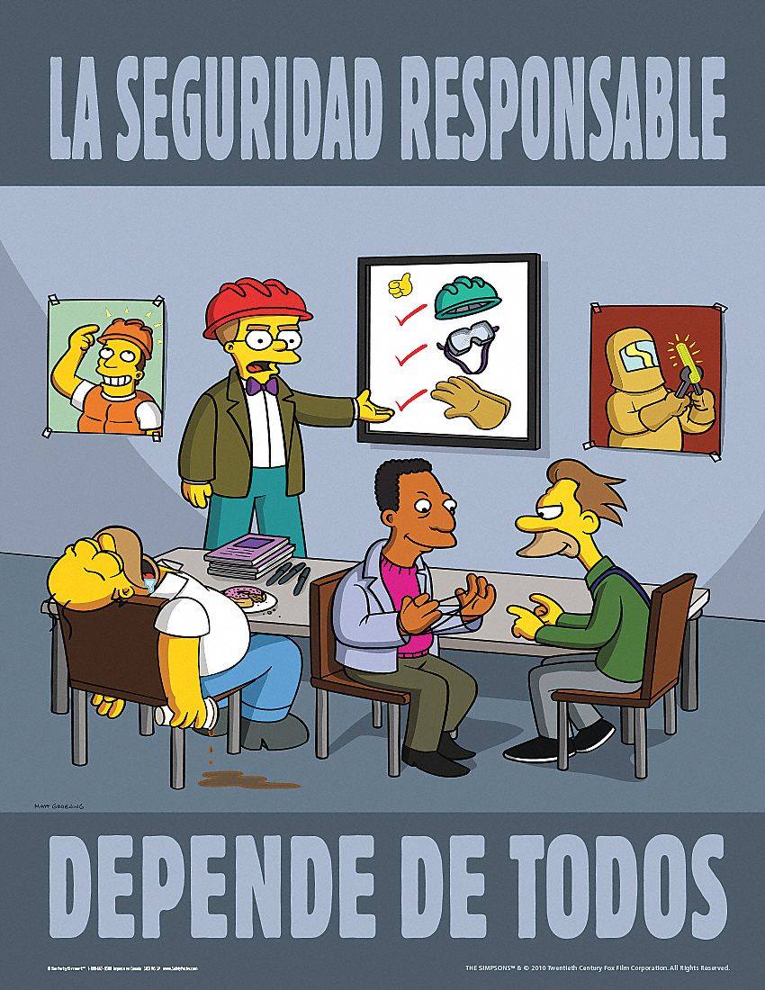 Safetyposter Com Simpsons Safety Poster Spanish 11 In vrogue.co