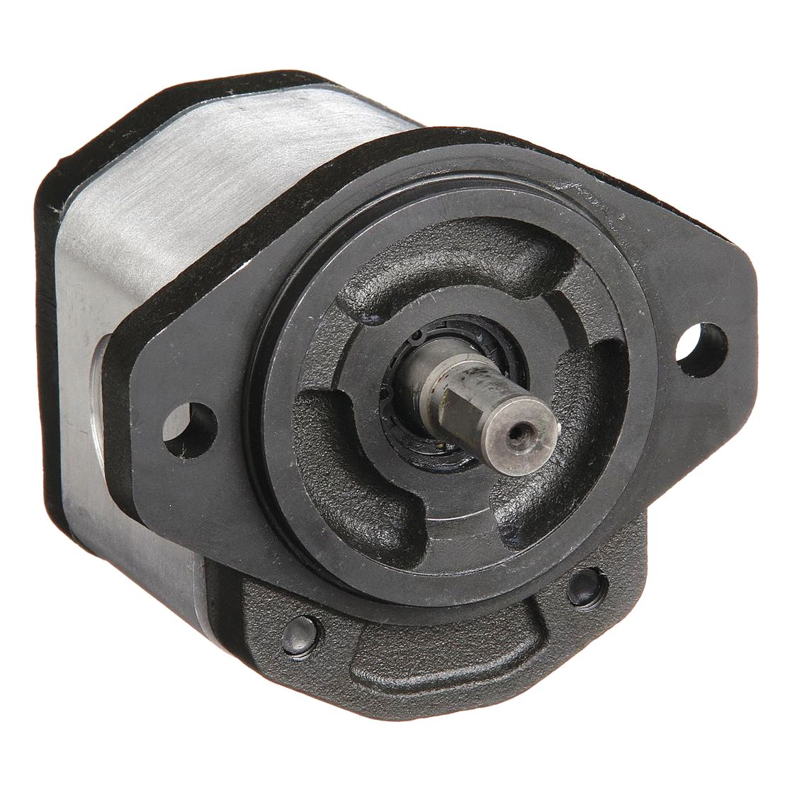 Hydraulic Gear Pump: 0.701 cu in/rev Displacement per Revolution, SAE, 1 1/16"-12 SAE, Keyed