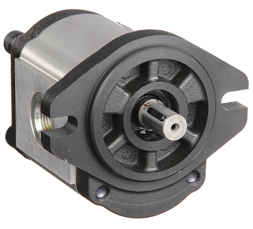 Hydraulic Gear Pump: 1.22 cu in/rev Displacement per Revolution, SAE, 12 in SAE, Keyed, CCW