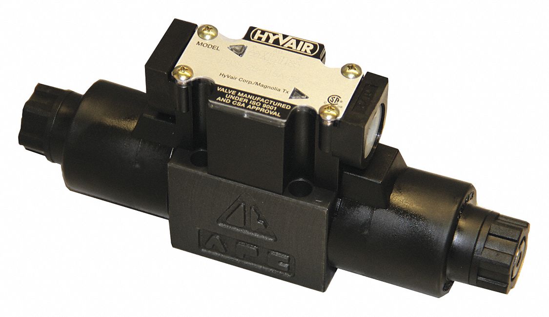 CHIEF Hydraulic Directional Valve: Closed, Spring Centered, 12V DC, 4 ...