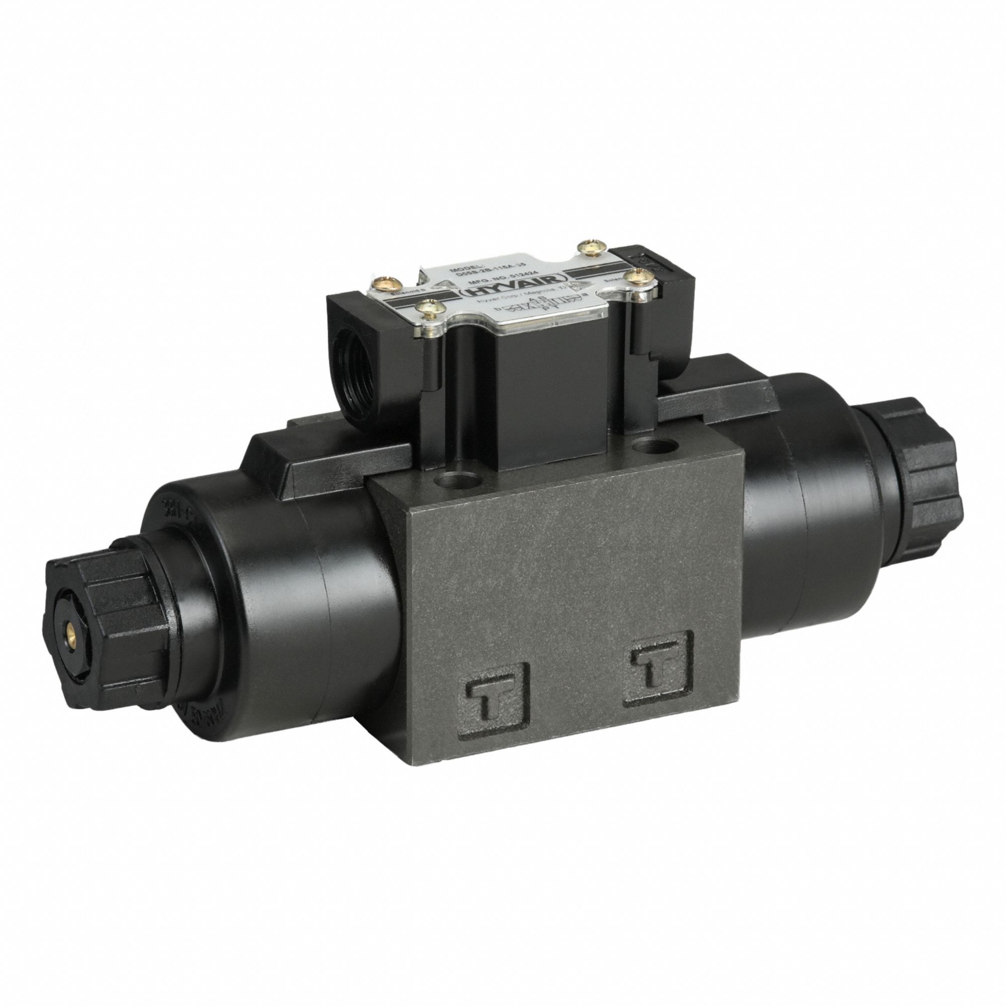 Hydraulic Directional Valve: 32 gpm Max Flow Rate, D05 NFPA Size, Three Positions, 115V AC