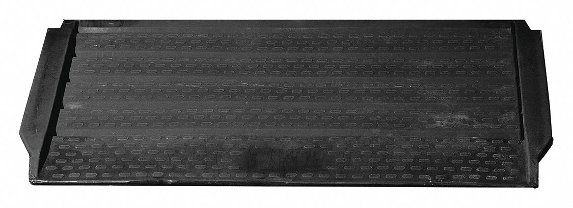 SPILL PALLET RAMP, 1,500 LB LOAD CAPACITY, 48 X 25 X 5½ IN, BLACK