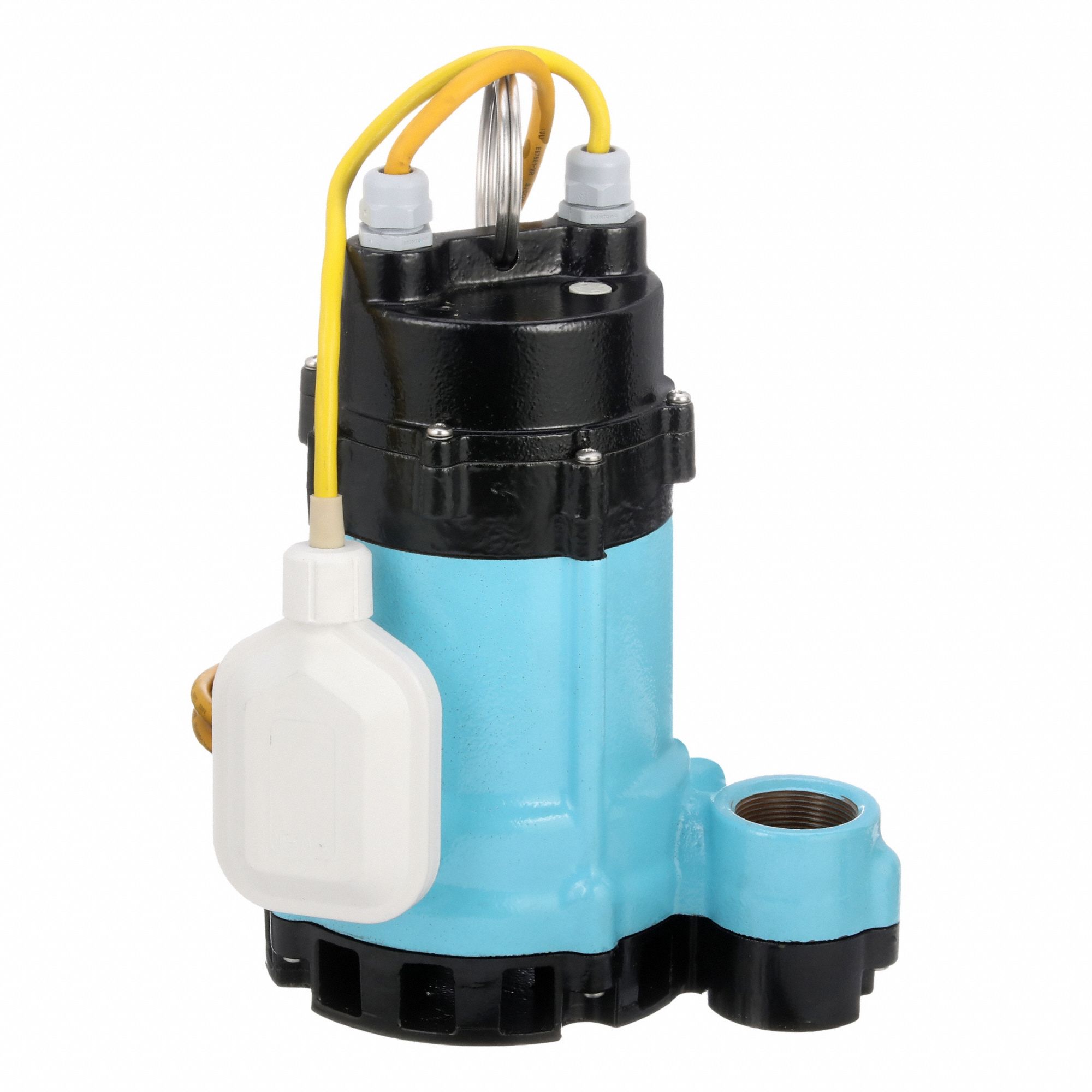 SUBMERSIBLE SUMP PUMP, 1/2 HORSEPOWER, 115V AC, 65 GPM FLOW RATE AT 10 FT OF HEAD, 1 1/2 IN FNPT