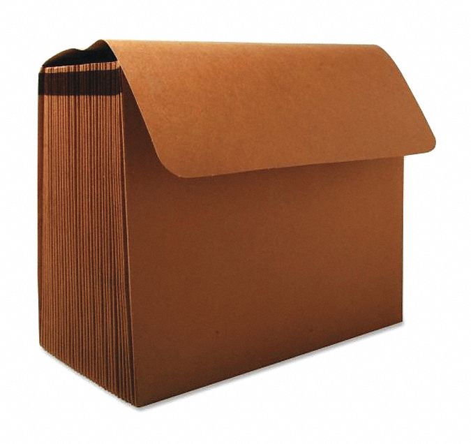 SKILCRAFT 31 Pocket Kraft Daily (131) Expandable File, Brown 35LW86
