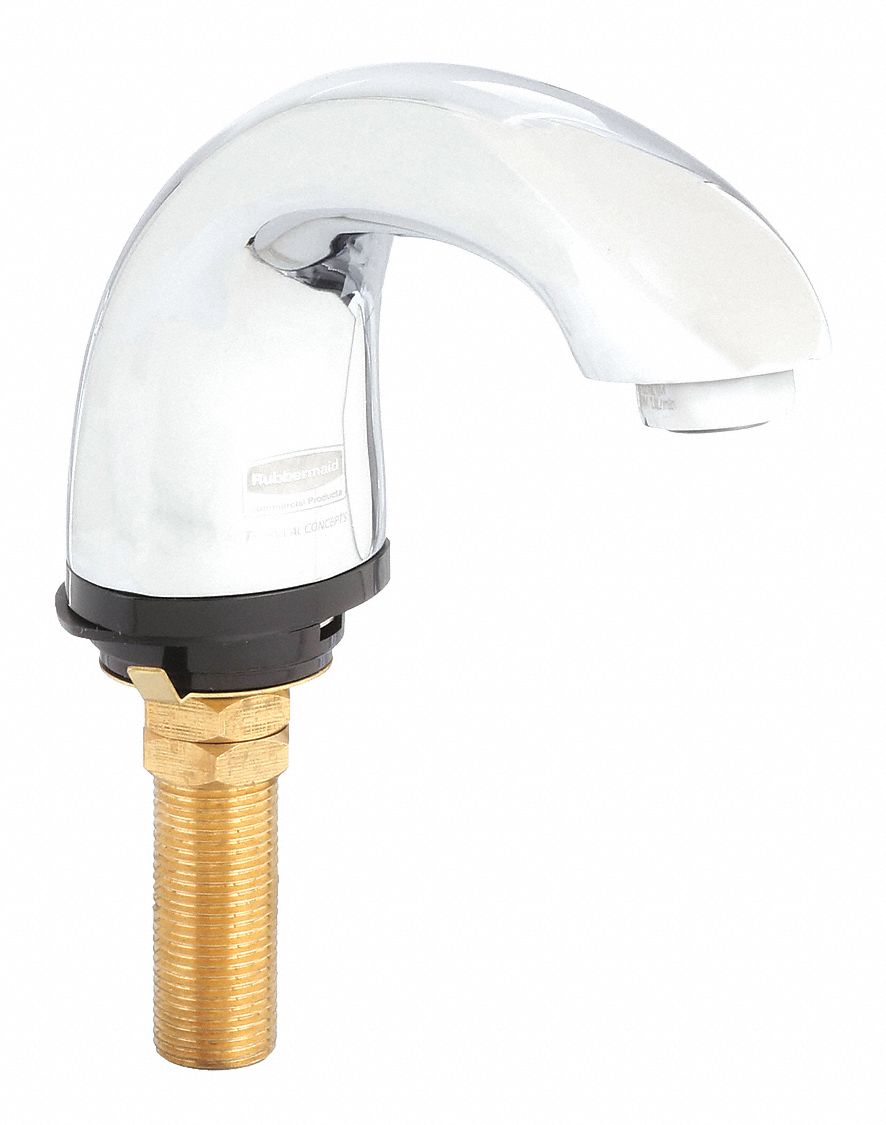 Bathroom Sensor Faucet: Milano Auto Faucet, Brass, Chrome Finish
