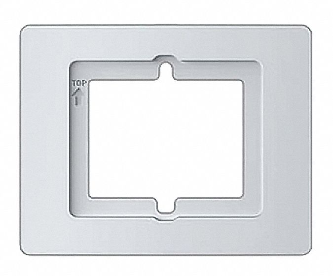 Wall Plate: Johnson Controls T8000 Series, 38Y194/38Y195, Horizontal / Rectangle
