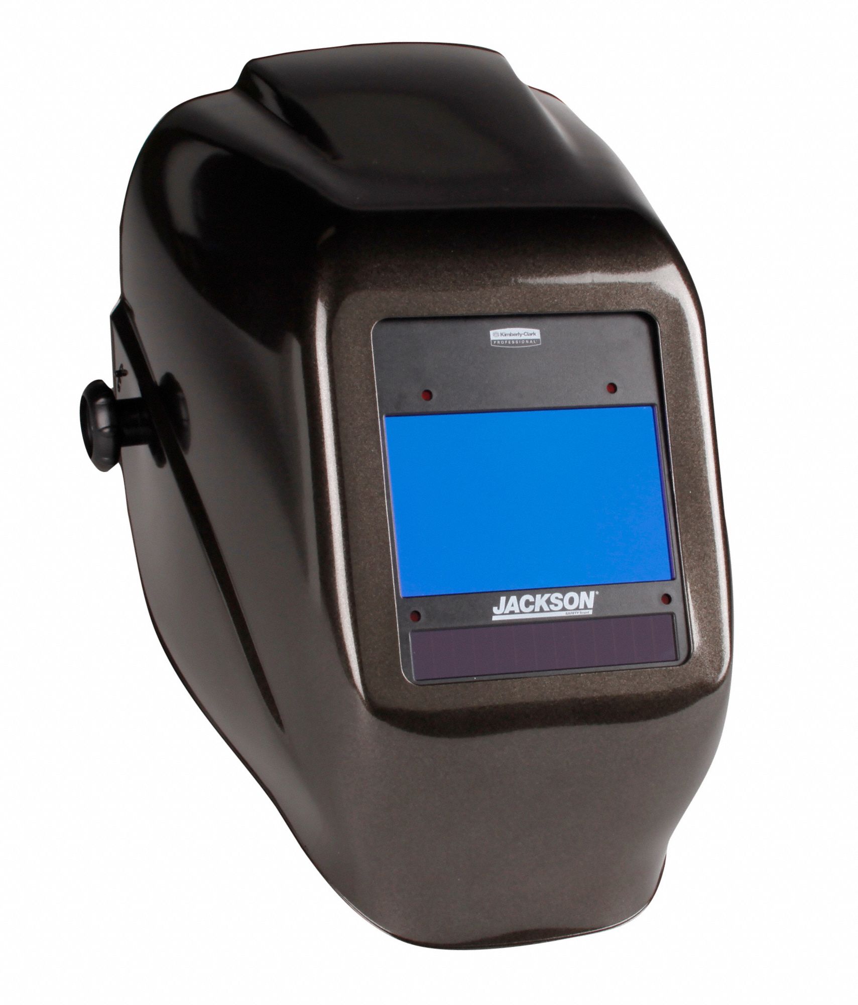 JACKSON SAFETY Welding Helmet AutoDarkening, 4 Arc Sensors, Black, W9