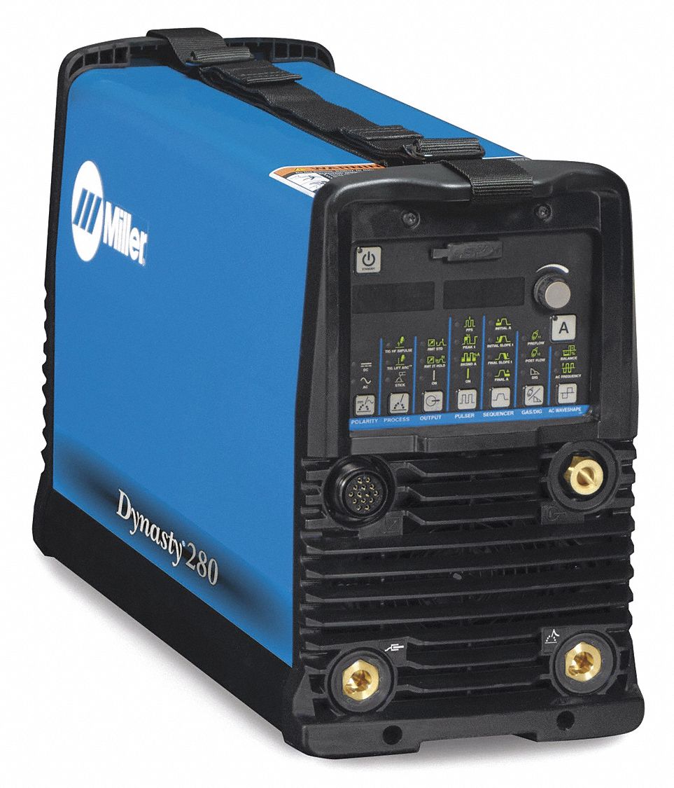 MILLER ELECTRIC Tig Welder, Dynasty 280 DX Series, Welder Max. Output