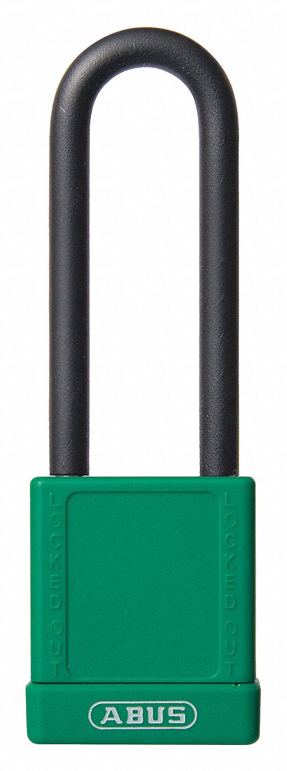 Lockout Padlock KD Green 3 H