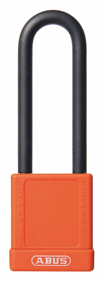 Lockout Padlock KD Orange 3 H