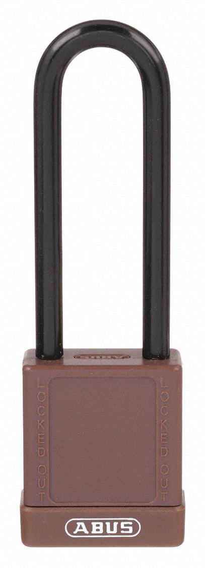 Lockout Padlock, KA, Brown, 1-3/4"H