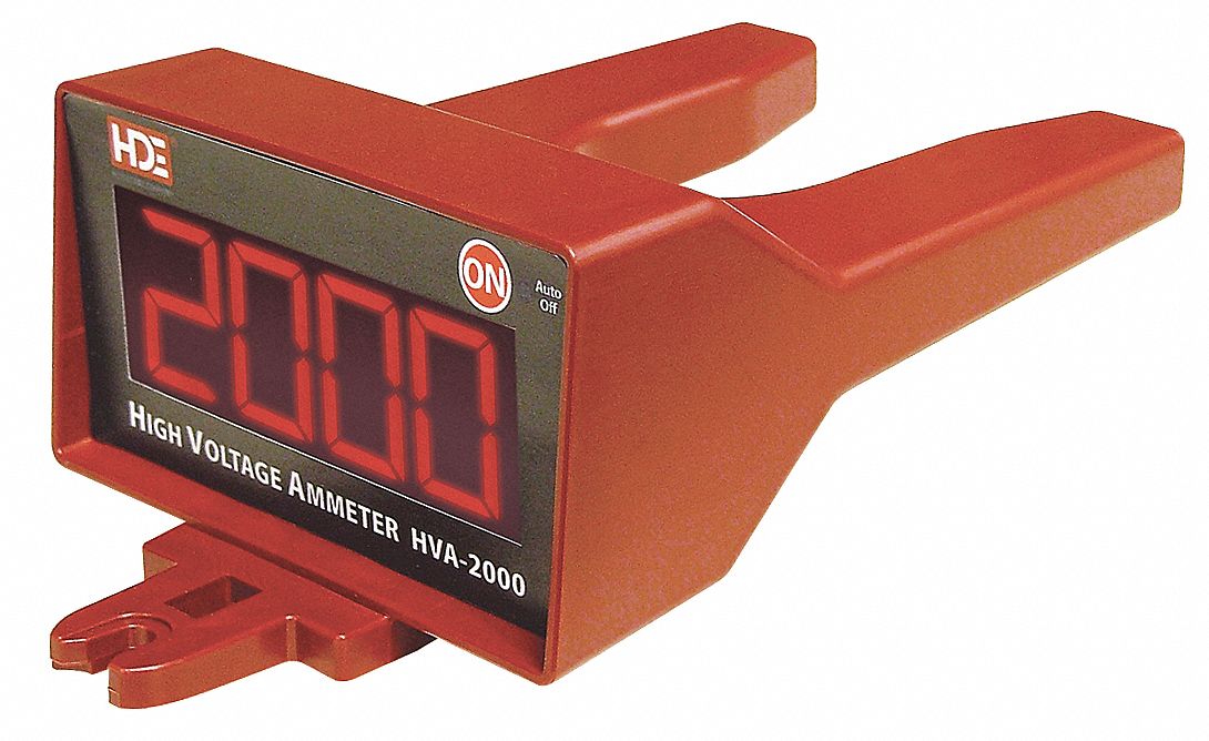 High Voltage Ammeter: 25 to 500Hz, 1% Accuracy, LED