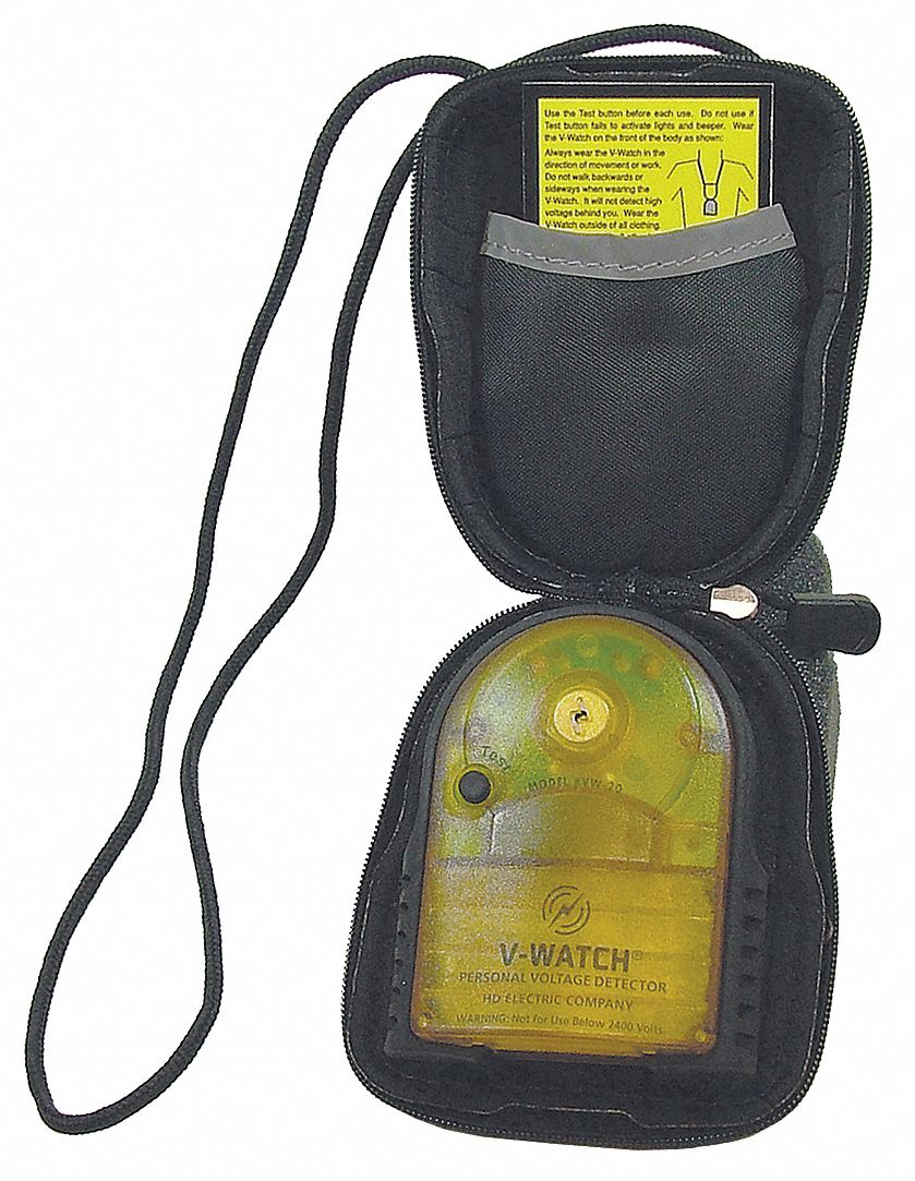 V-Watch Personal Voltage Detector: Noncontact, 2400V AC, Audible and Visual Alarm